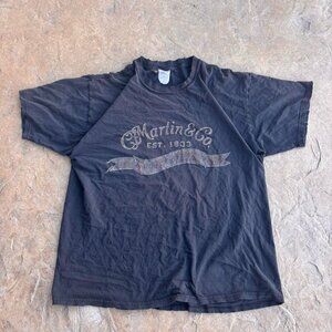 Vintage 90s distressed guitar tee